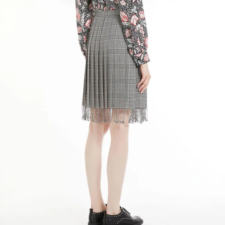 WEEKEND MaxMara FW22 Casual Long Skirts Women's Black-3