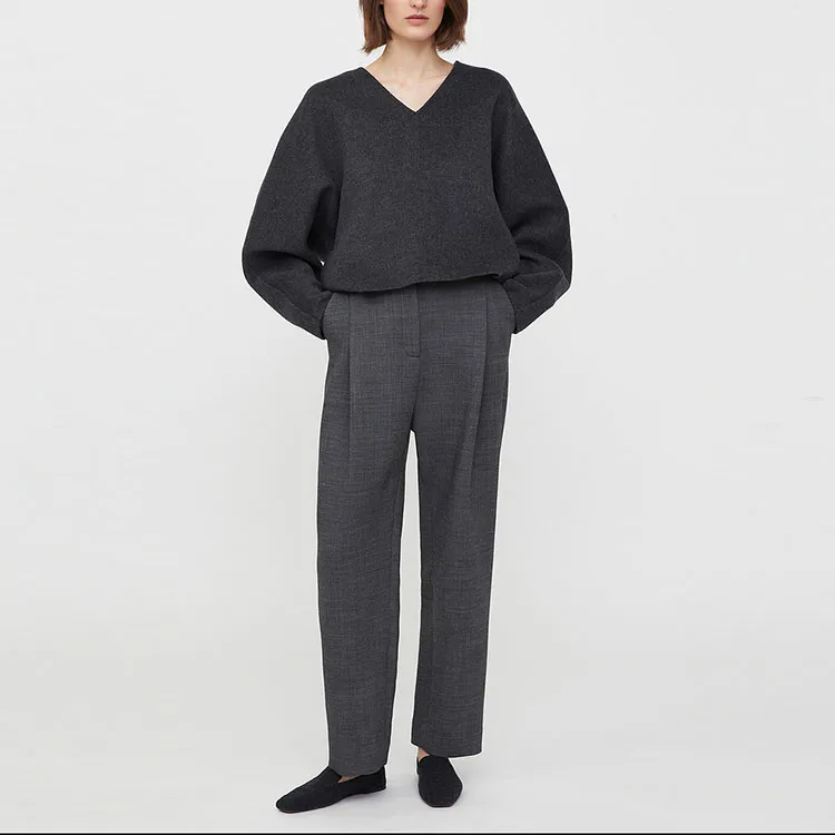 TOTEME FW22 Knitwear Women's Gray-2