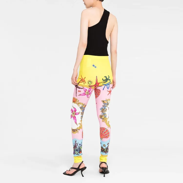VERSACE Leggings Women's Multicolor-2