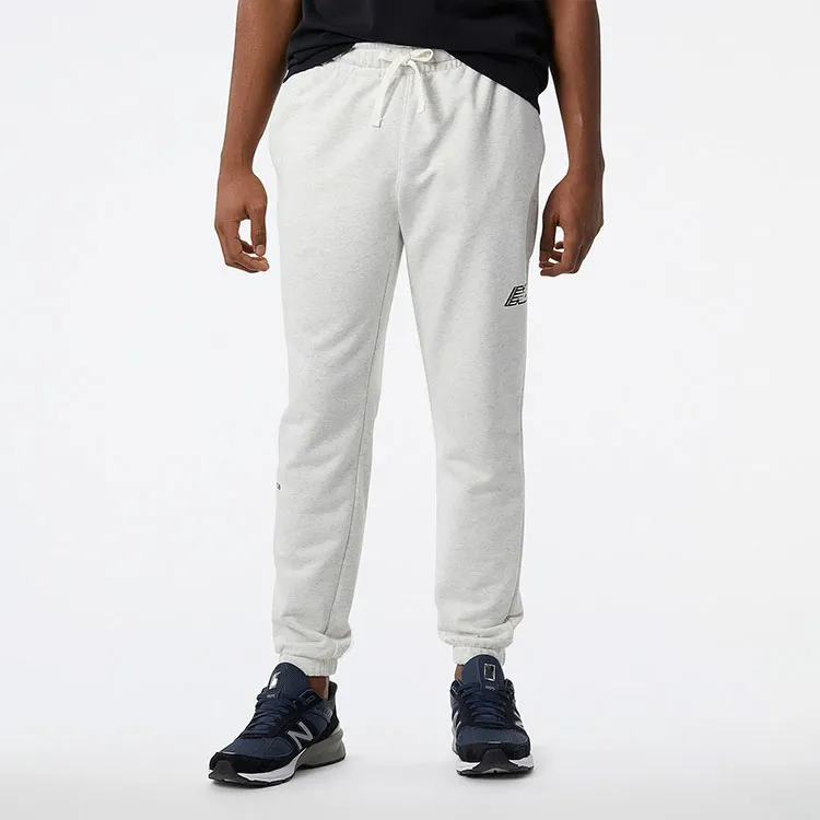 New Balance Knitted Sweatpants Men White-4