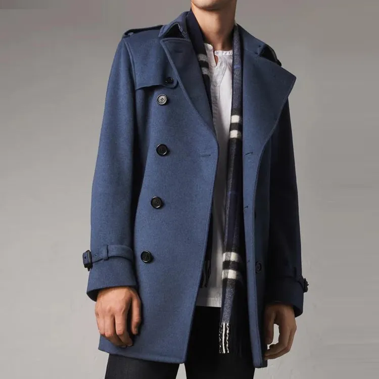 Burberry Wool Cashmere Trench Coat-2
