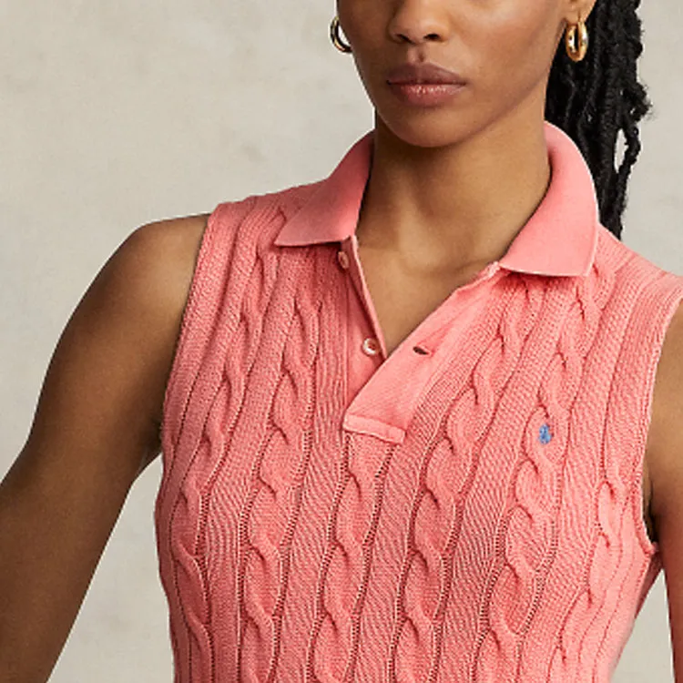 Polo Ralph Lauren Polo Pony Cable knit Polo Top-4