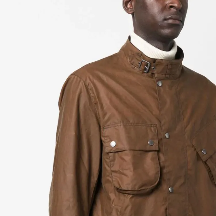 BARBOUR Buckle collar Cotton Lightweight Jacket-5