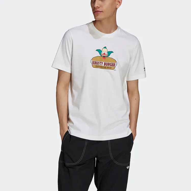 Adidas Originals x The Simpsons/ T Shirt Men's White-3