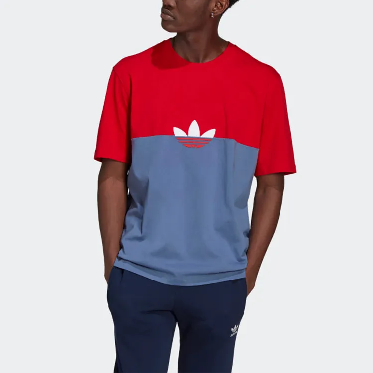 Adidas Originals Adicolor T Shirts Men Blue, Red & Multicolor-1