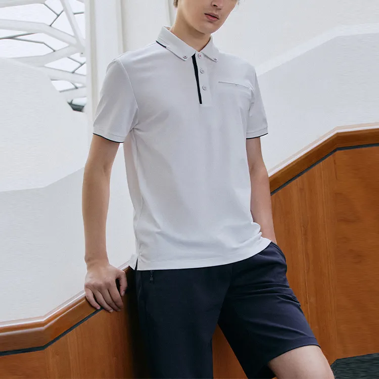FILA Polo Shirt Men's Standard White-3