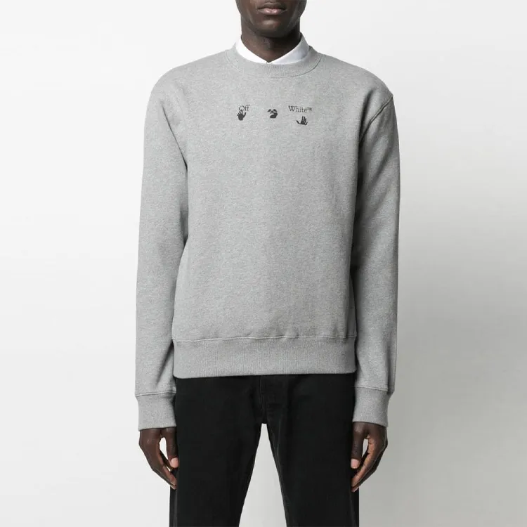 OFF WHITE SS21 Sweatshirts Men Gray-1