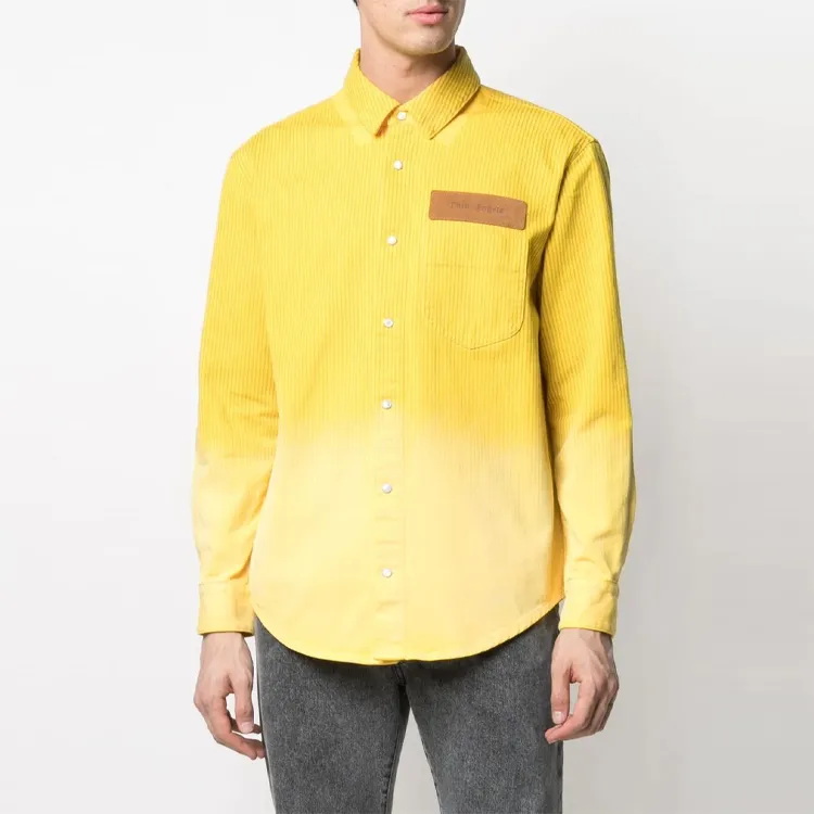 PALM ANGELS Shirts Men Yellow-1