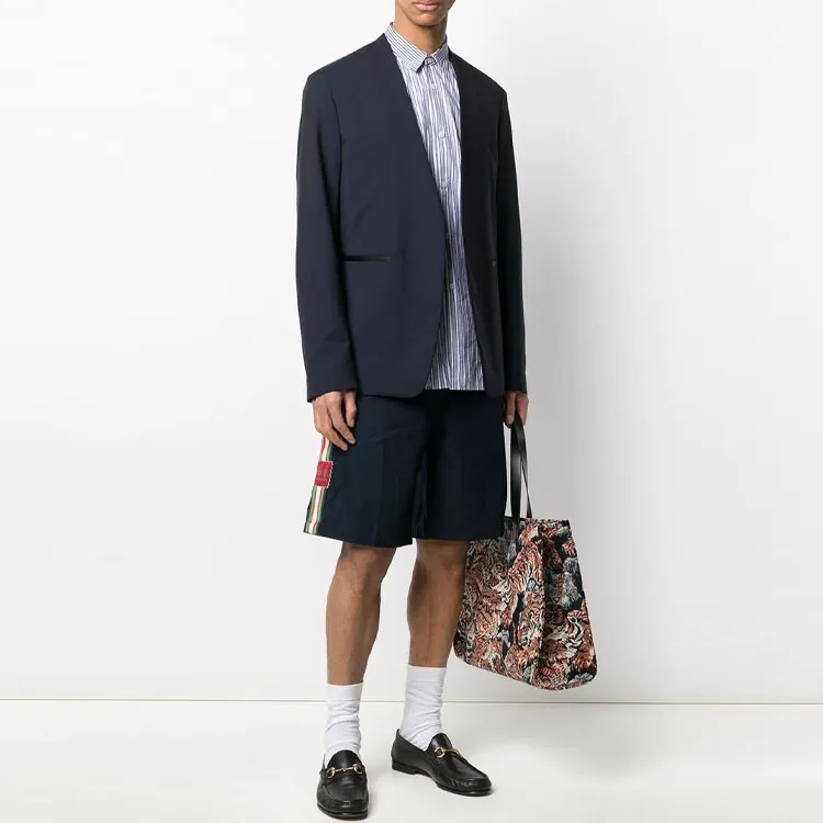 GUCCI Casual Shorts Men Navy-5
