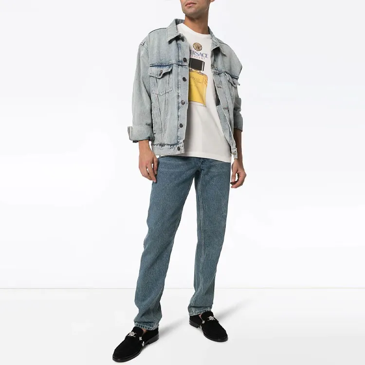 VERSACE T Shirts Men Ecru-1
