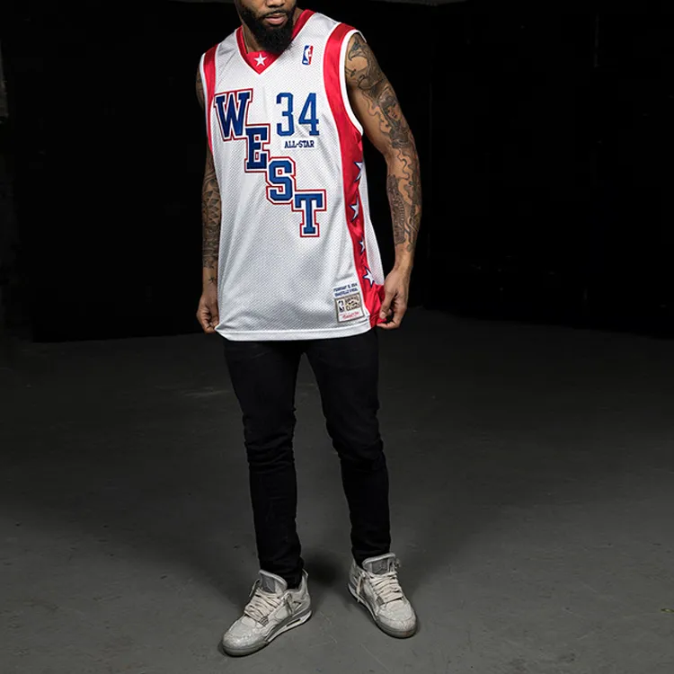 Mitchell & Ness Basketball Jerseys Men's White-2