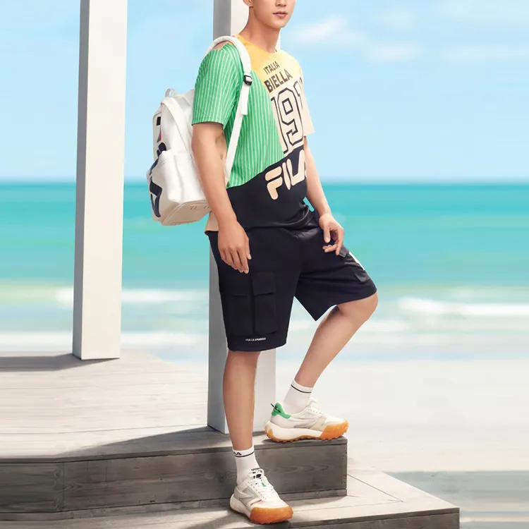 FILA Casual Shorts Men Legend Blue-2