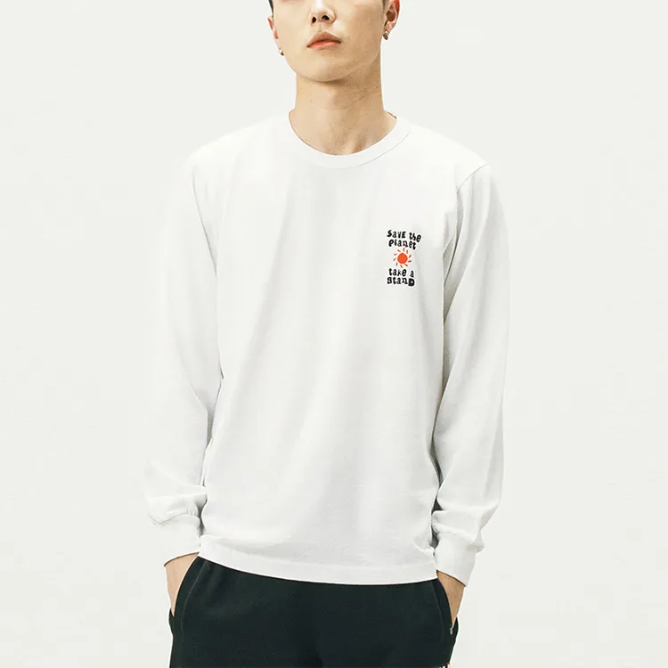 Vans Set in Sleeve T Shirt Men's White-2