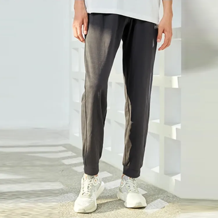 LINING Training Series Knitted Sweatpants Men Ebony Black-2