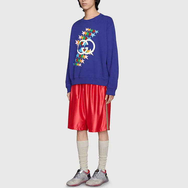 GUCCI Sweatshirts Men Blue-6