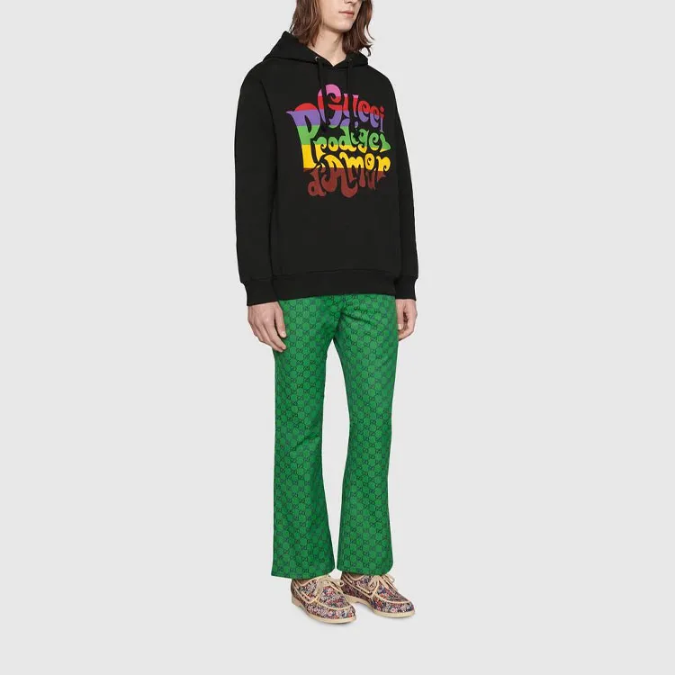 GUCCI Sweatshirts Men Black-3