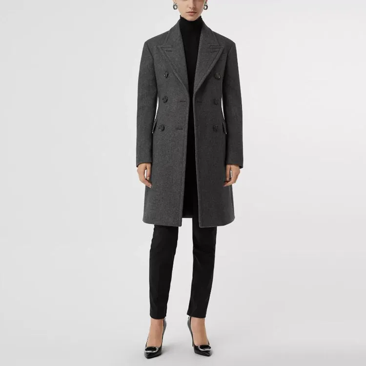 Burberry Coats Women's Gray-2