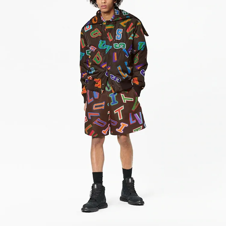 LOUIS VUITTON X Nba Letters Hooded Blouson-1