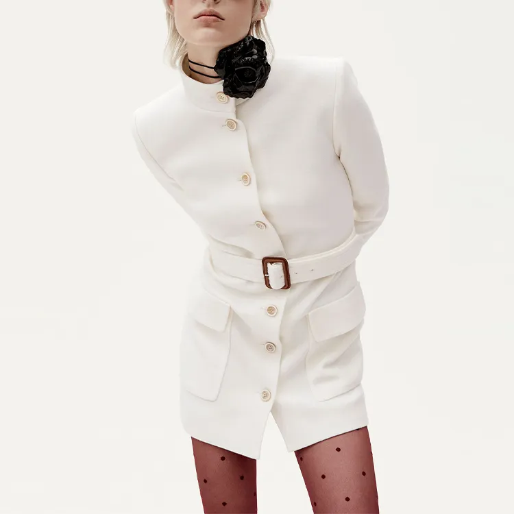 SAINT LAURENT Jackets Women's White-3