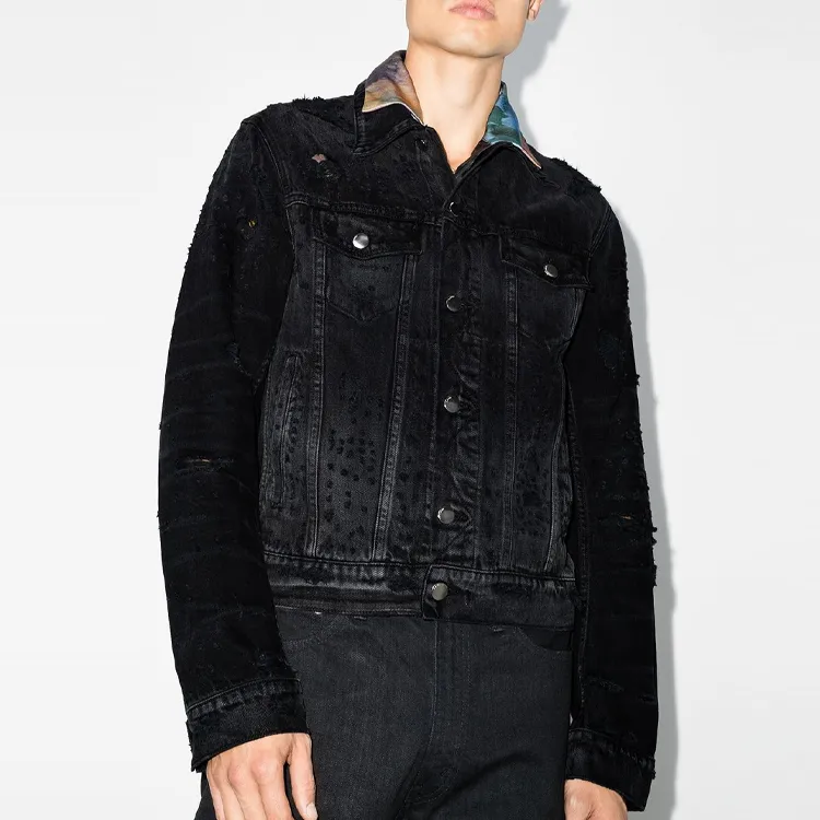 AMIRI Denim Jackets Men Black-1