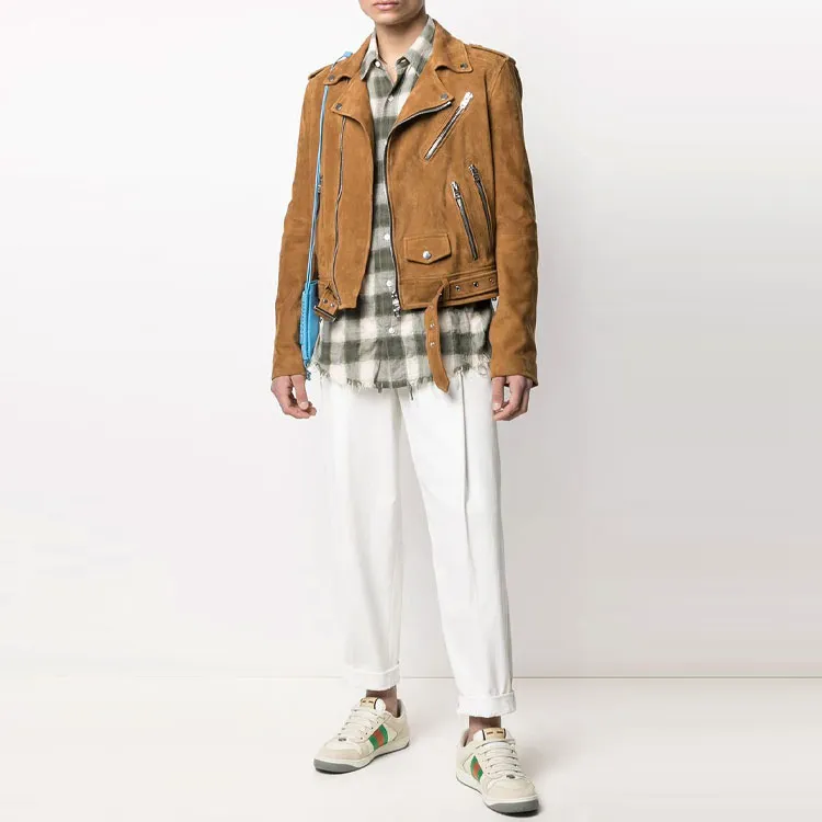 AMIRI Sunfaded Check Raw Cut Flannel Shirt-2