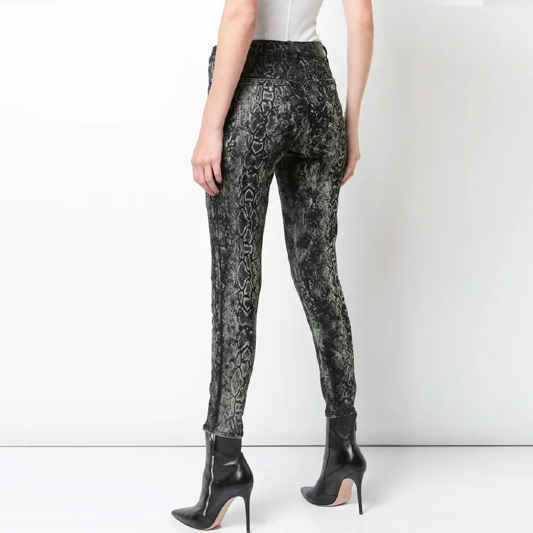 AMIRI Snake Skinny Jeans 'Black/Grey'-3
