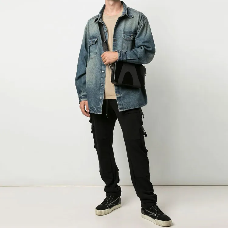 AMIRI Cargo Pants Men Black-3