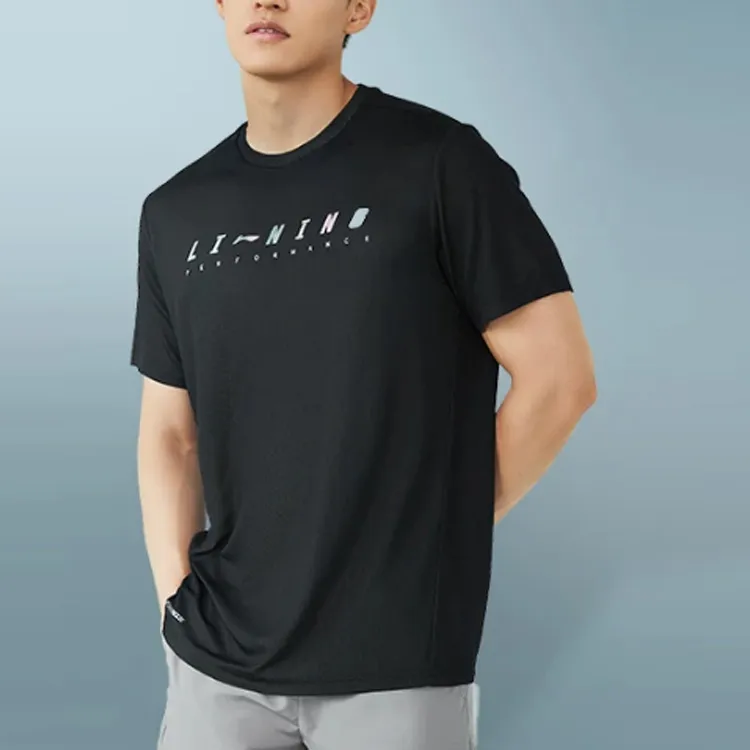 LINING Training Series T Shirts Men Black-2