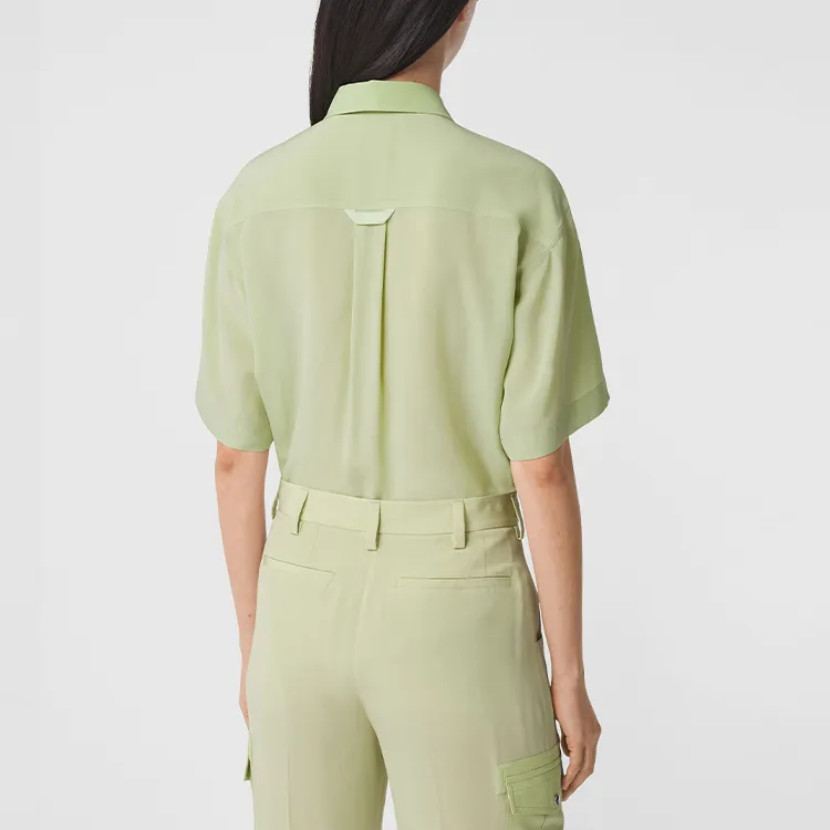 Burberry Shirt Women's Mist Green-2