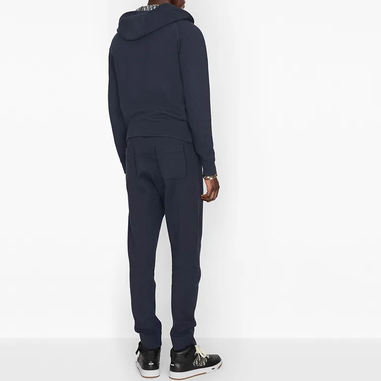DIOR Knitted Sweatpants Men's Marine Blue-3
