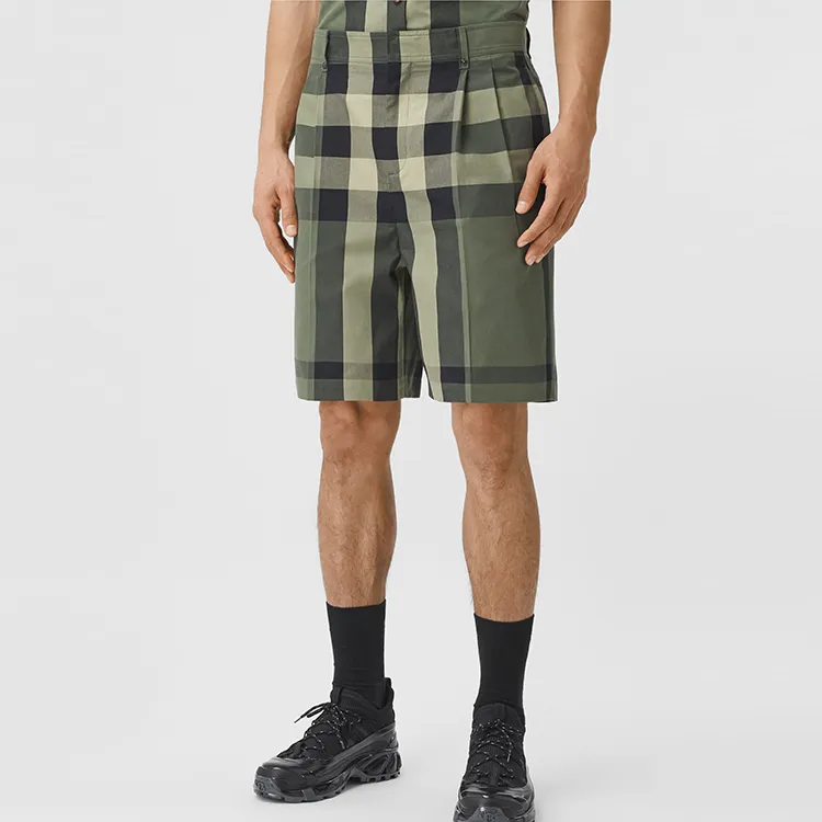 Burberry Casual Shorts Men's Green-3