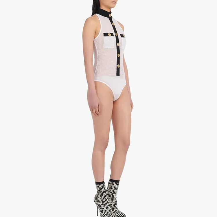 BALMAIN Jumpsuits Women's White-3