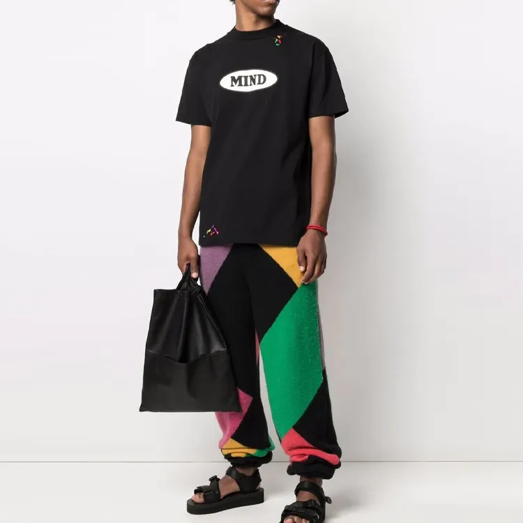 PALM ANGELS X Missoni Sport Colour Block Knitted Track Pants-1