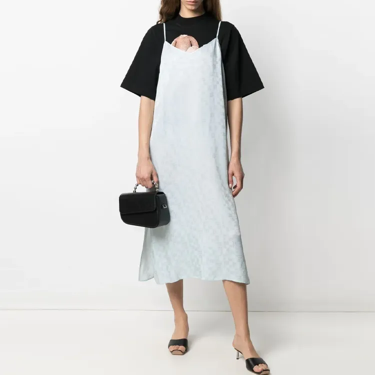 PALM ANGELS Strapped Midi Dress-2