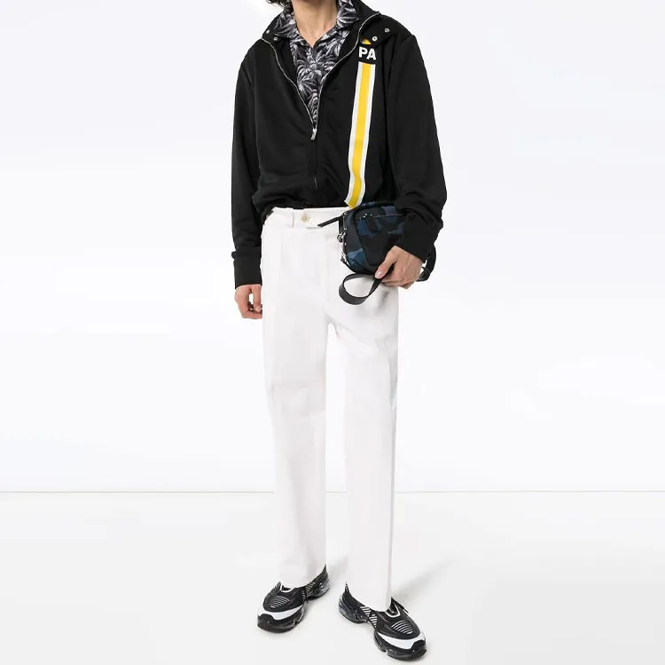 PALM ANGELS Monogram Striped Track Jacket-1