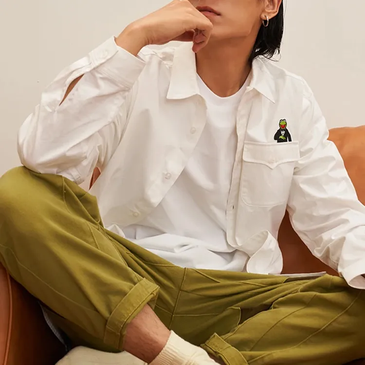 Disney X LINING Disney Shirts Unisex White-2