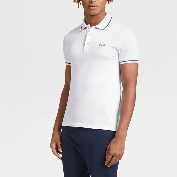 Ermenegildo Zegna Polo Shirts Men White-2