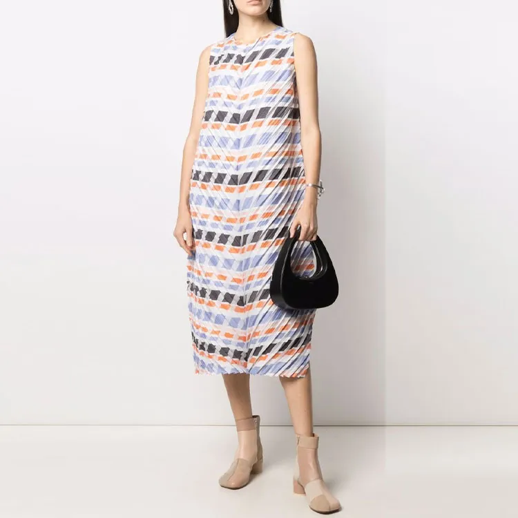 ISSEY MIYAKE Slip Dresses Women's White-1