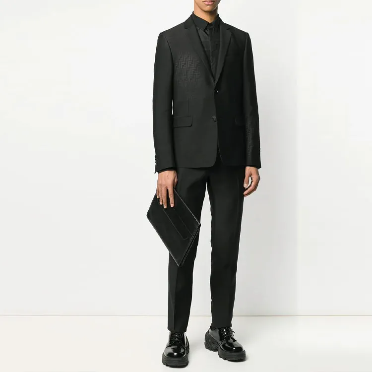FENDI Business Suits Men Black-1