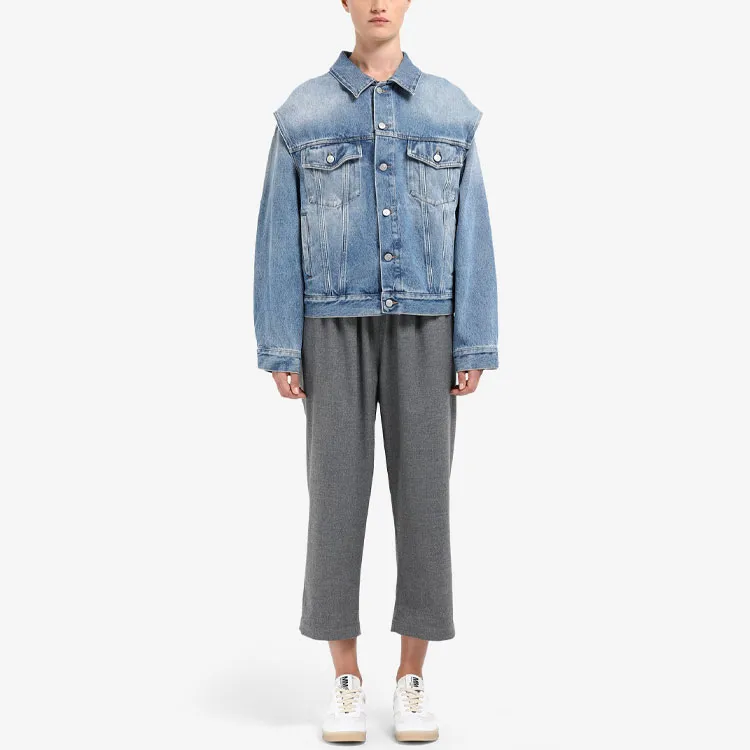 MM6 Maison Margiela Denim Jackets Women's Blue-1
