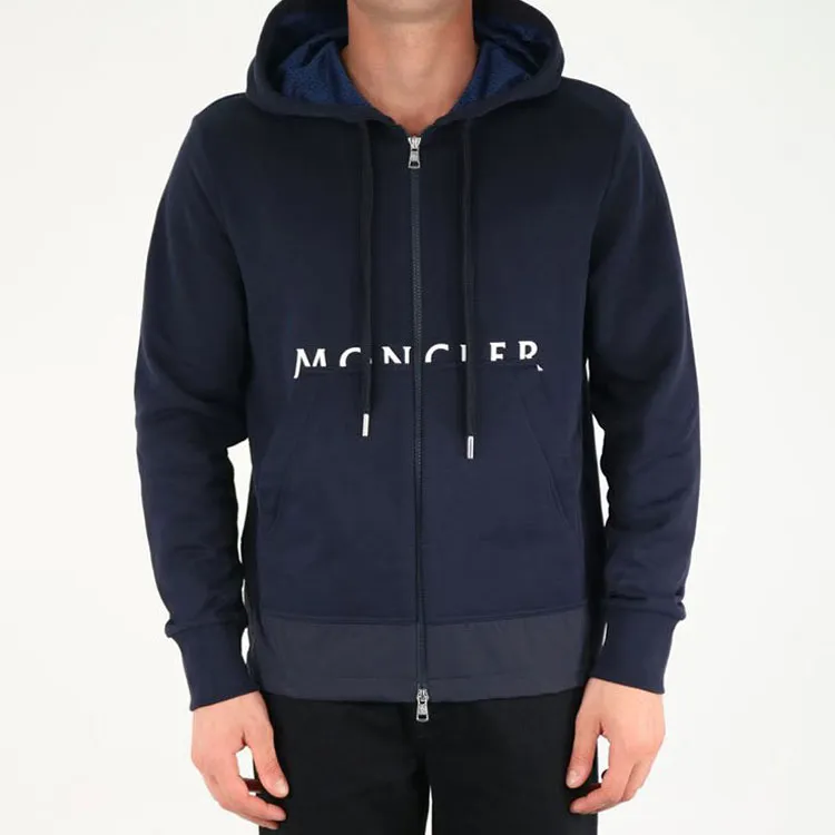 Moncler FW21 Sweatshirts Men Navy Blue-1
