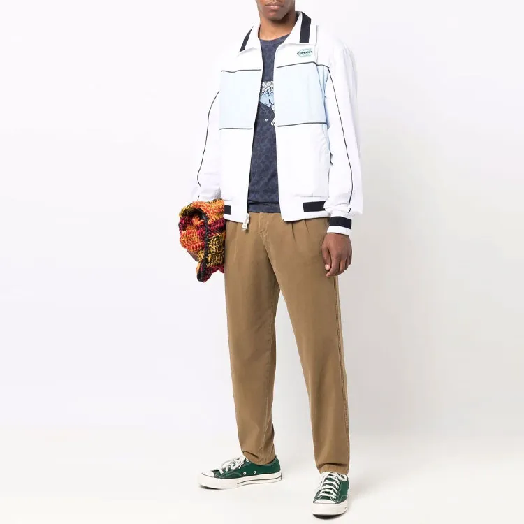 COACH Windbreaker Jacket Men's White-1