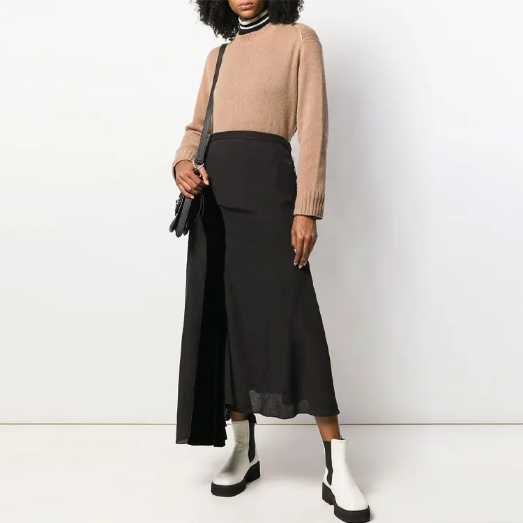 LOEWE Casual Long Skirts Women's Black-1