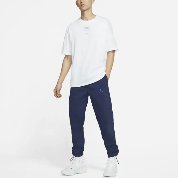 Jordan Knitted Sweatpants Men's Deep Navy Blue-2