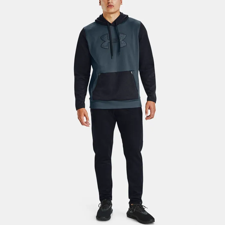 Under Armour Big Logo Sweatshirts Men Mechanical Blue-2