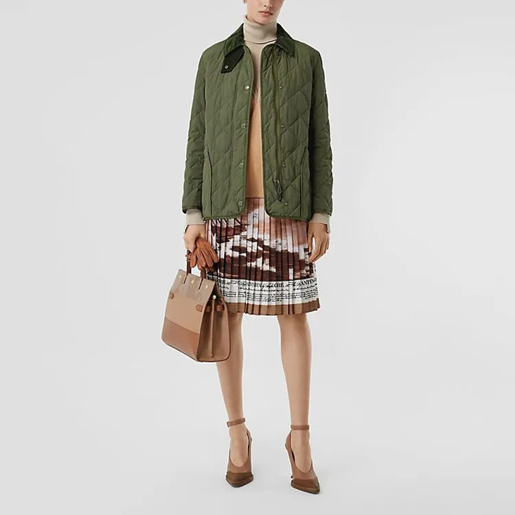 Burberry Puffer Jacket Women's Willow Green-2
