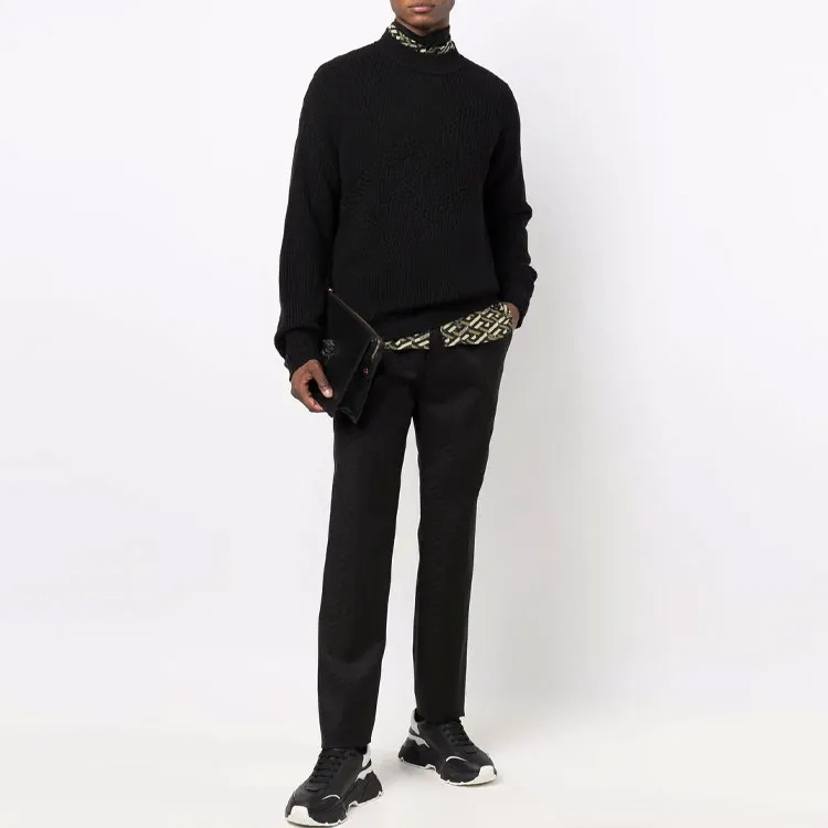 VERSACE Sweaters Men Black-1