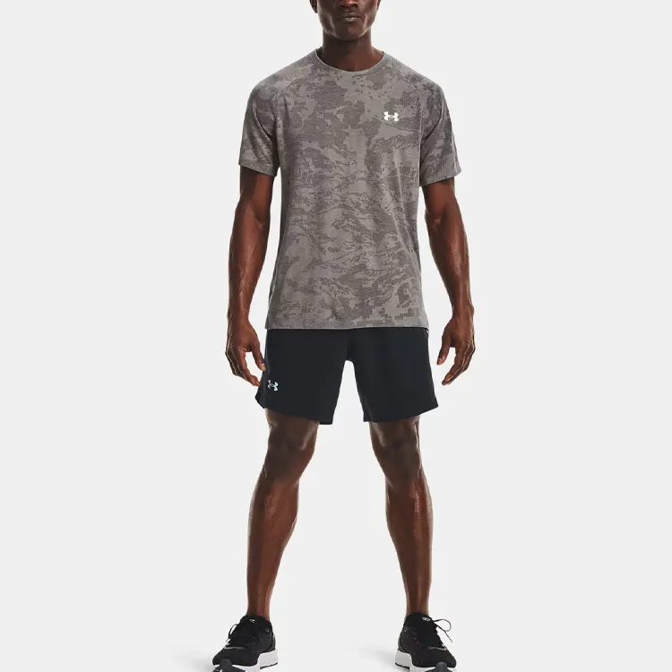 Under Armour Raglan Sleeve T Shirt Men's Gray-2