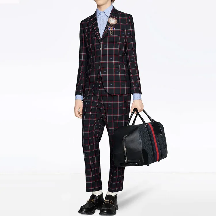 GUCCI Cambridge Gg Checked Blazer-2