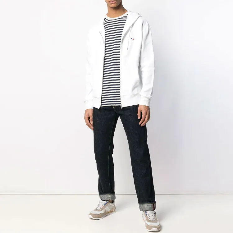 Maison Kitsune Fox Zip Up Hoodie-1